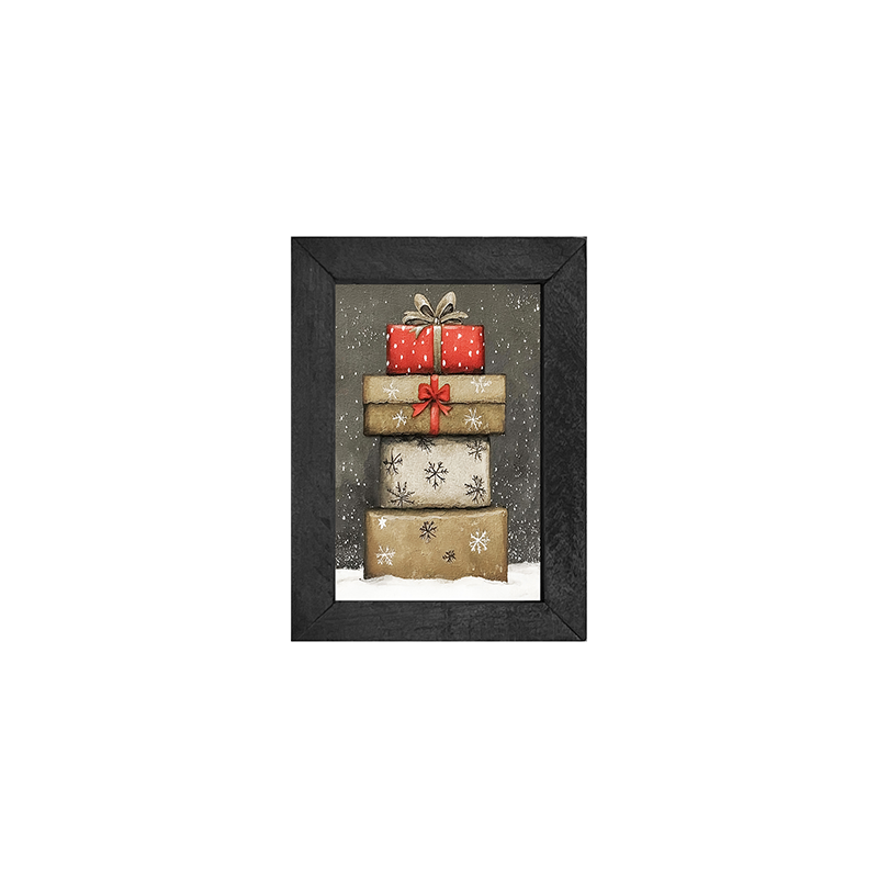 Snowy Presents - Vertical Frame