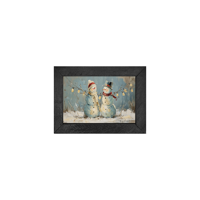 Two Snowmen - Horizontal Frame