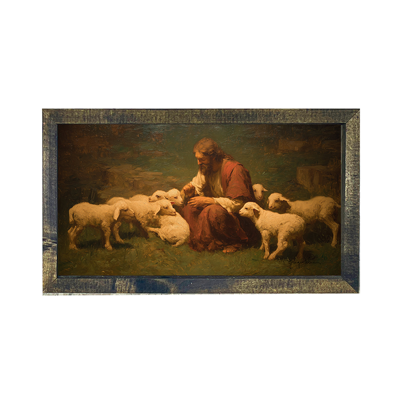 Tending to the Flock - Horizontal Frame