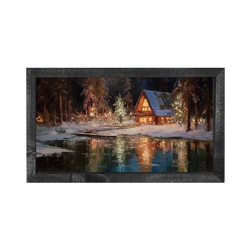 Christmas at the Lake House - Horizontal Frame