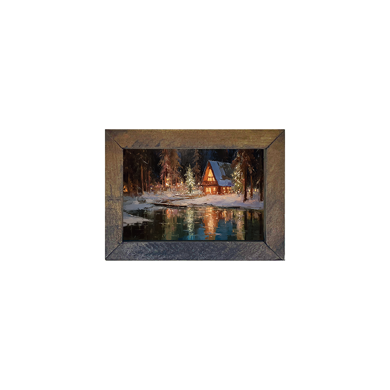 Christmas at the Lake House - Horizontal Frame