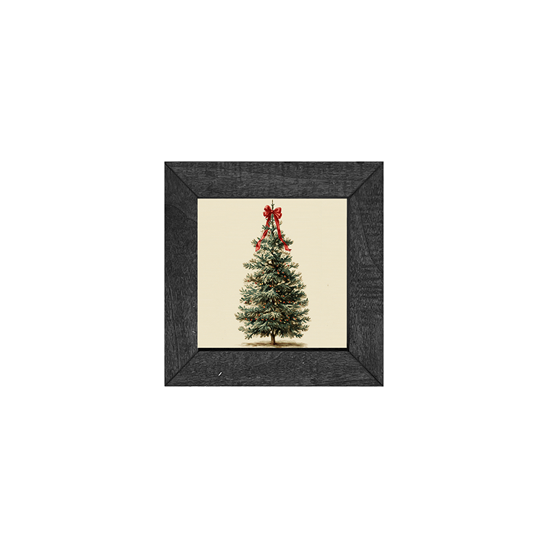 Bow-Tie Christmas Tree - Square Frame