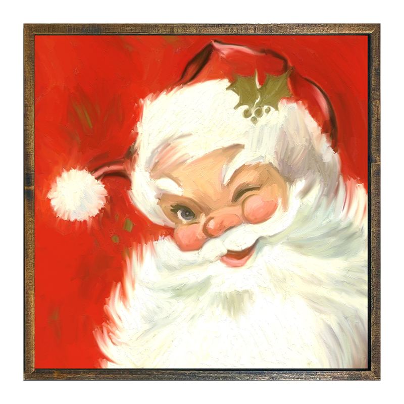 Wink santa