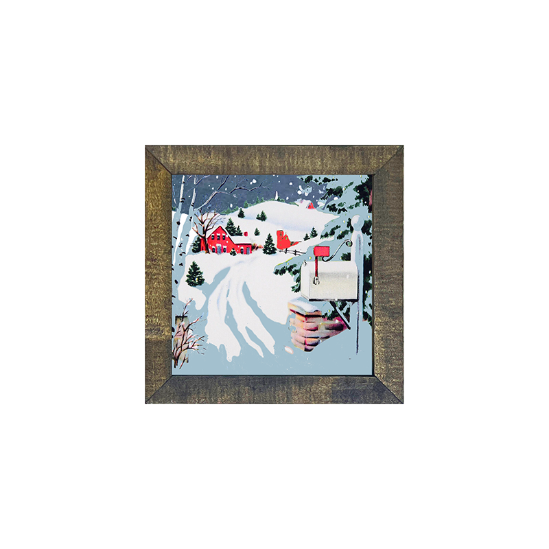 Snowy mailbox