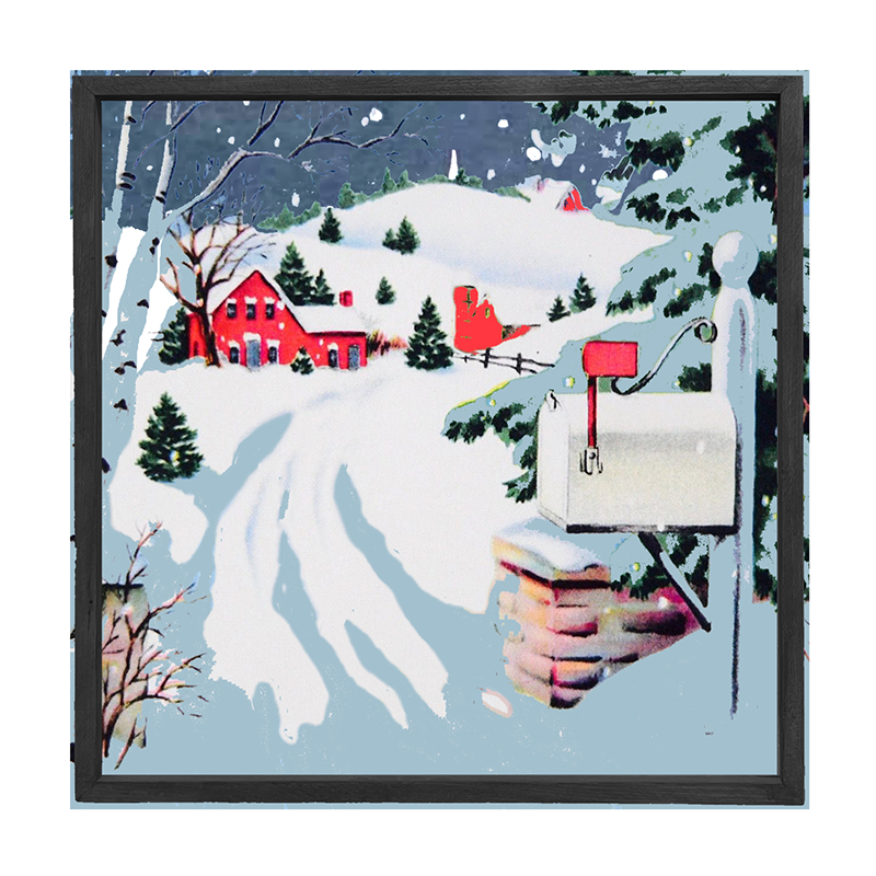 Snowy mailbox