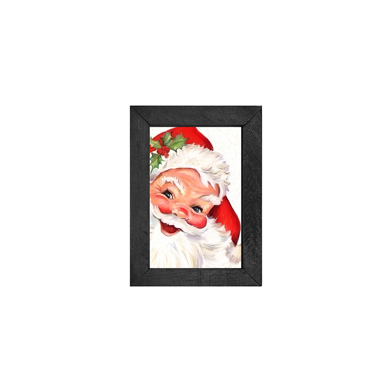 Santa white background H