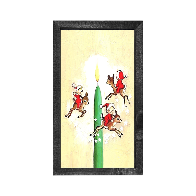 Elves with candles