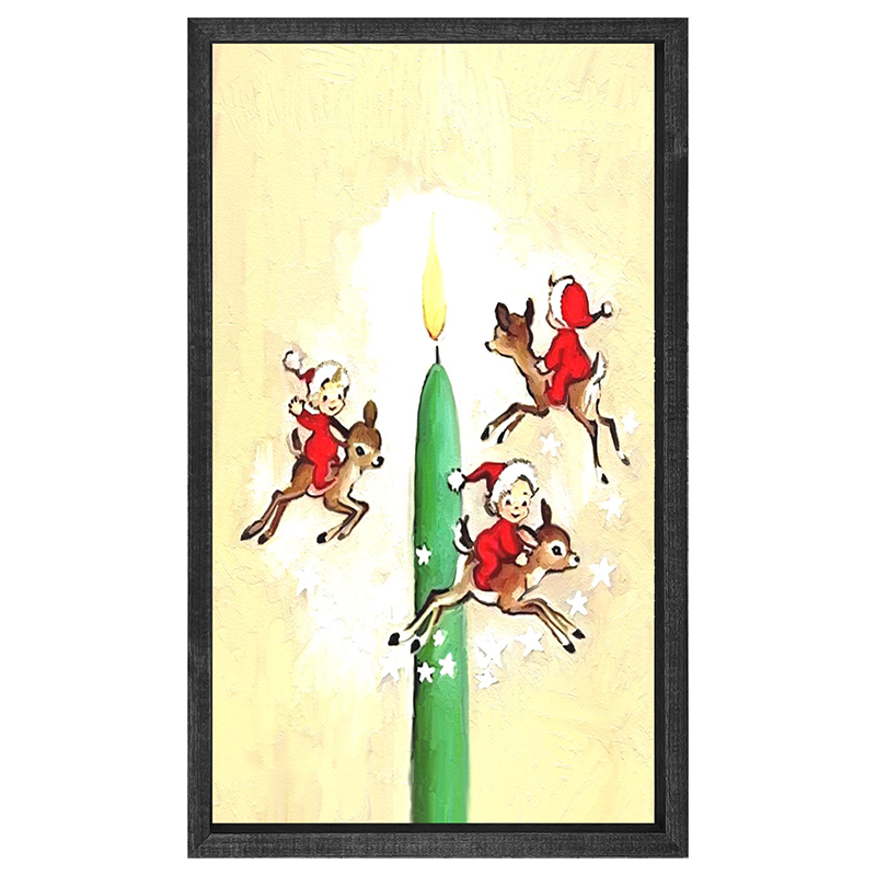 Elves with candles