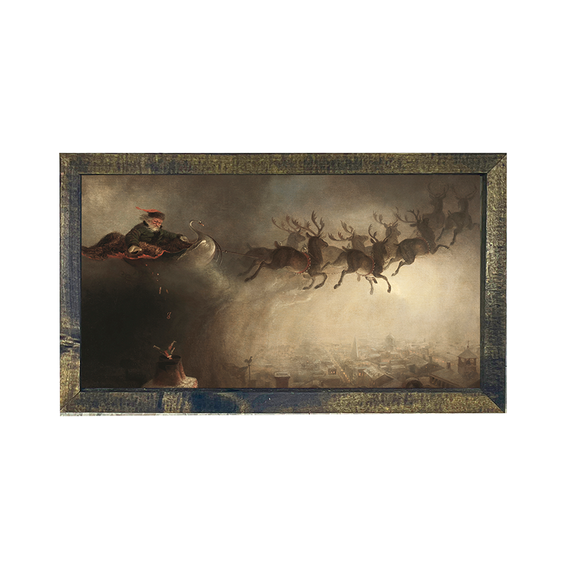Santa Delivering Presents