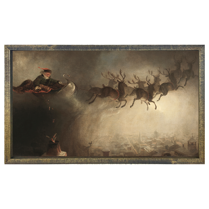 Santa Delivering Presents