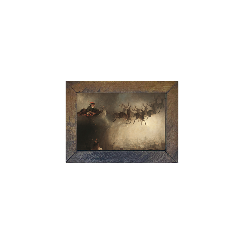 Santa Delivering Presents