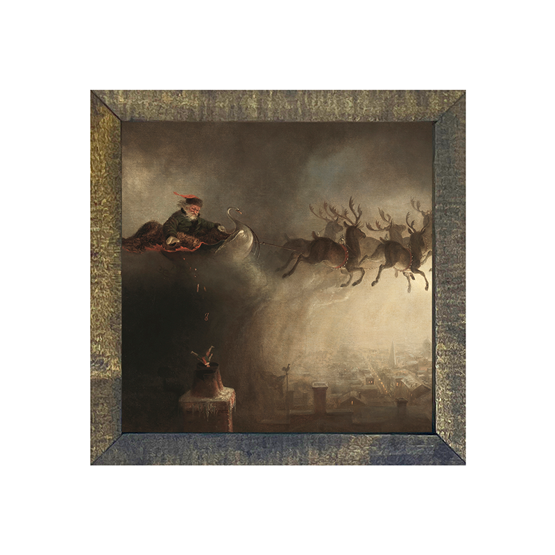 Santa Delivering Presents