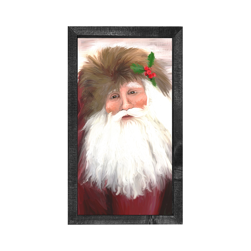 Santa w mistletoe