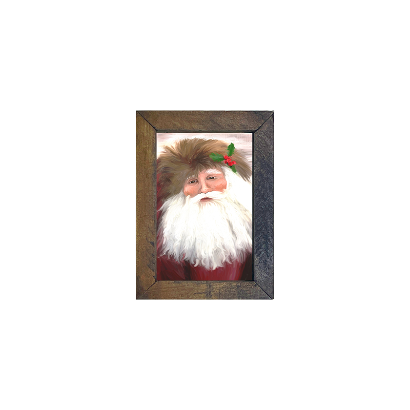 Santa w mistletoe