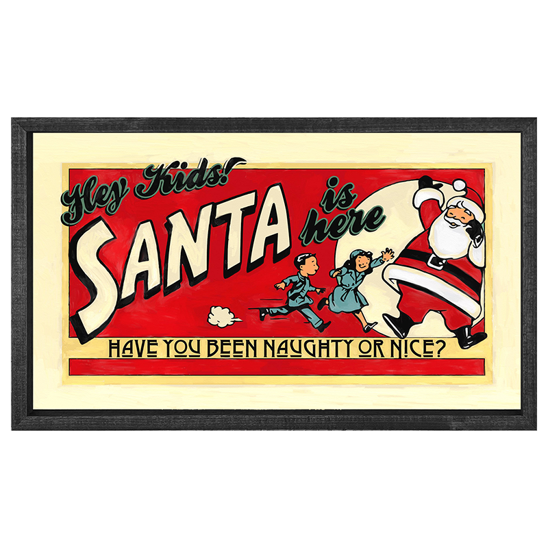 Vintage Santa is coming