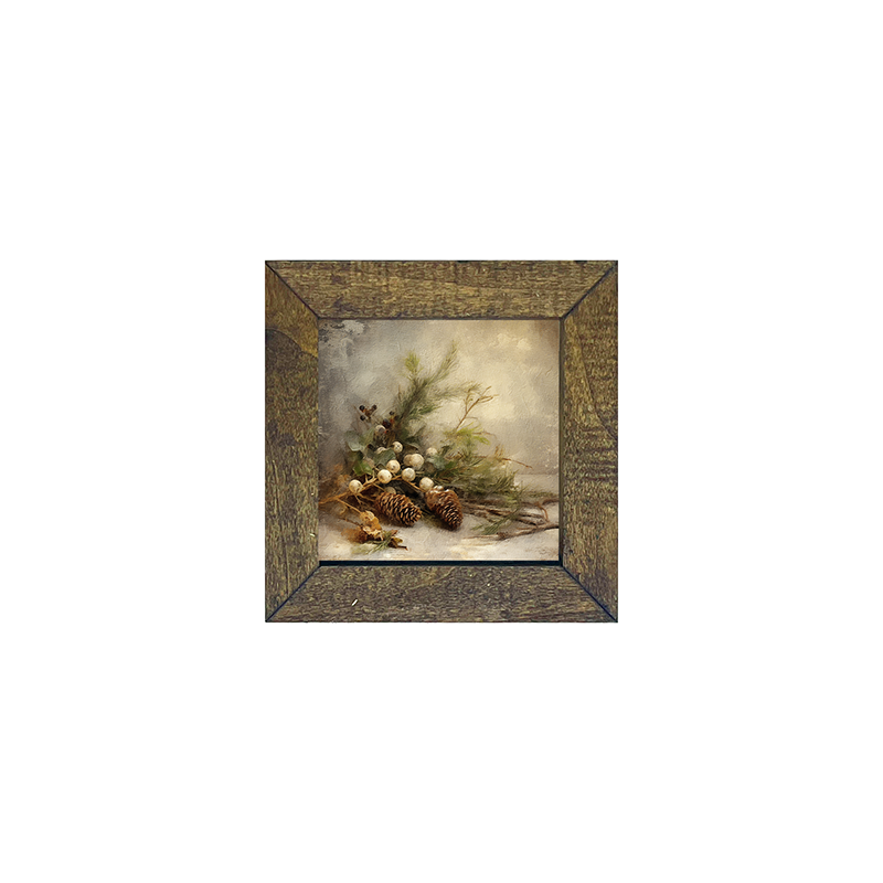 Pine and white berries