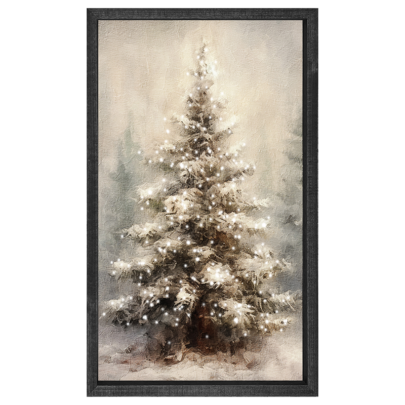 Painted-Light Conifer