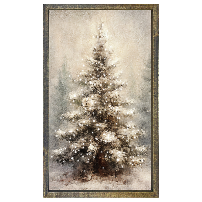 Painted-Light Conifer