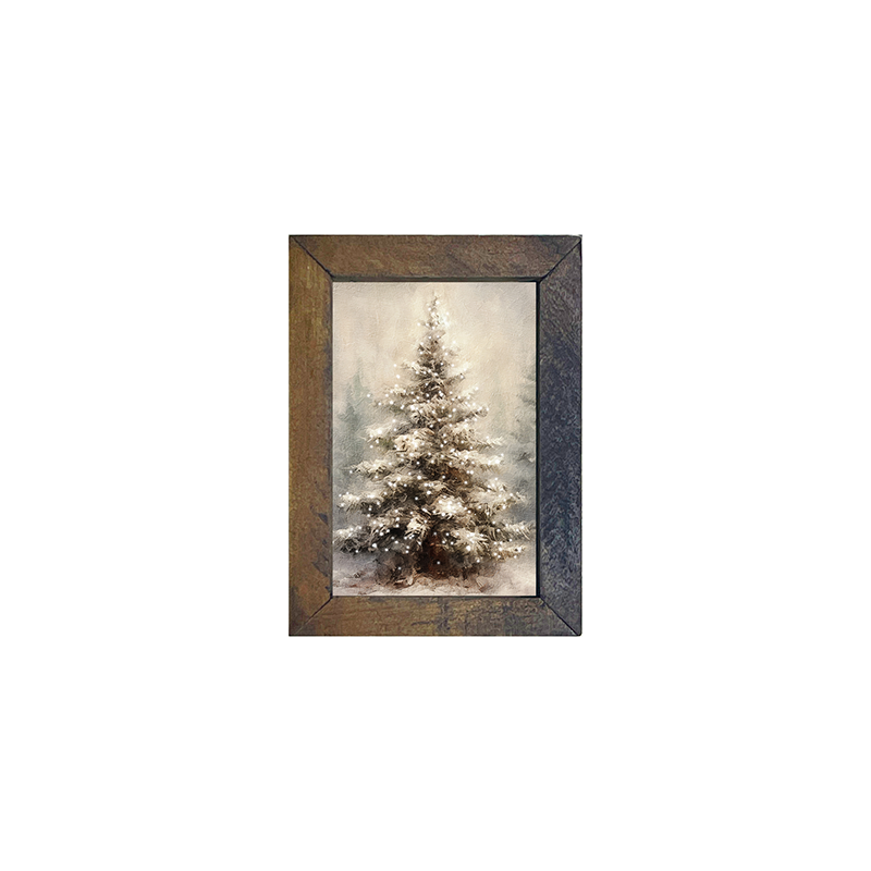 Painted-Light Conifer