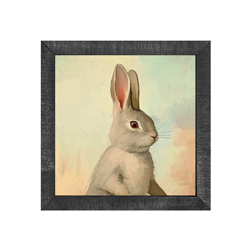 Pastel bunny posing