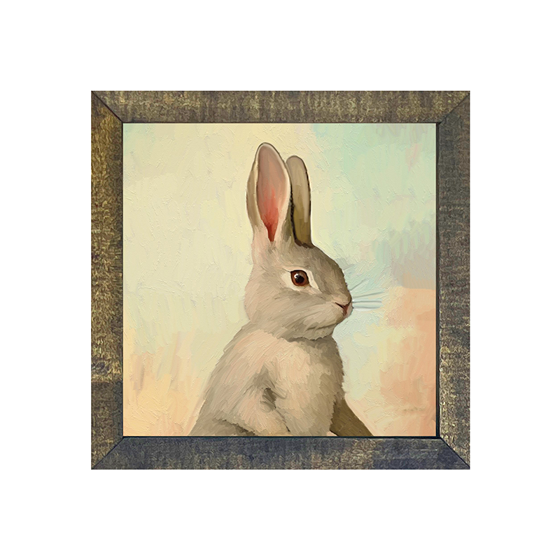 Pastel bunny posing