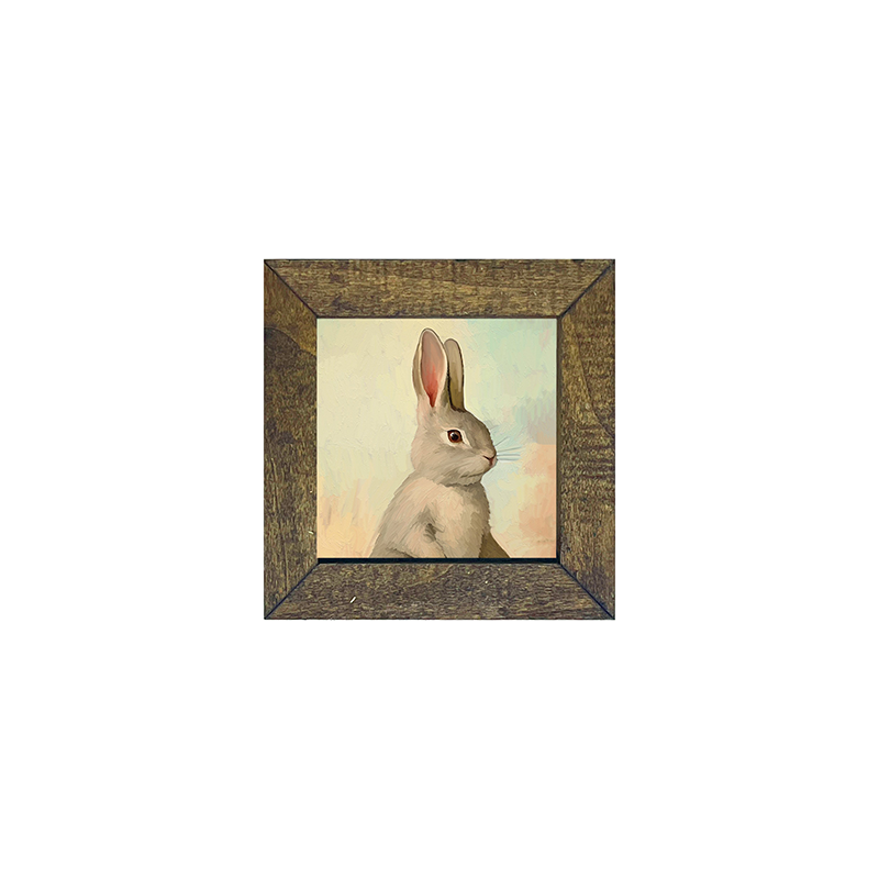 Pastel bunny posing
