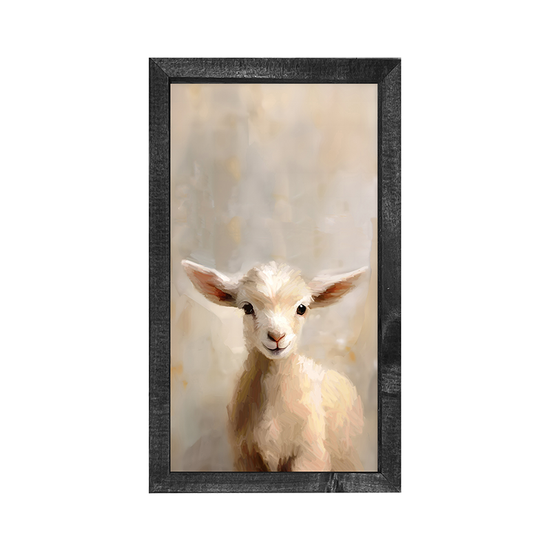 Little Lamb Portrait - Vertical Frame