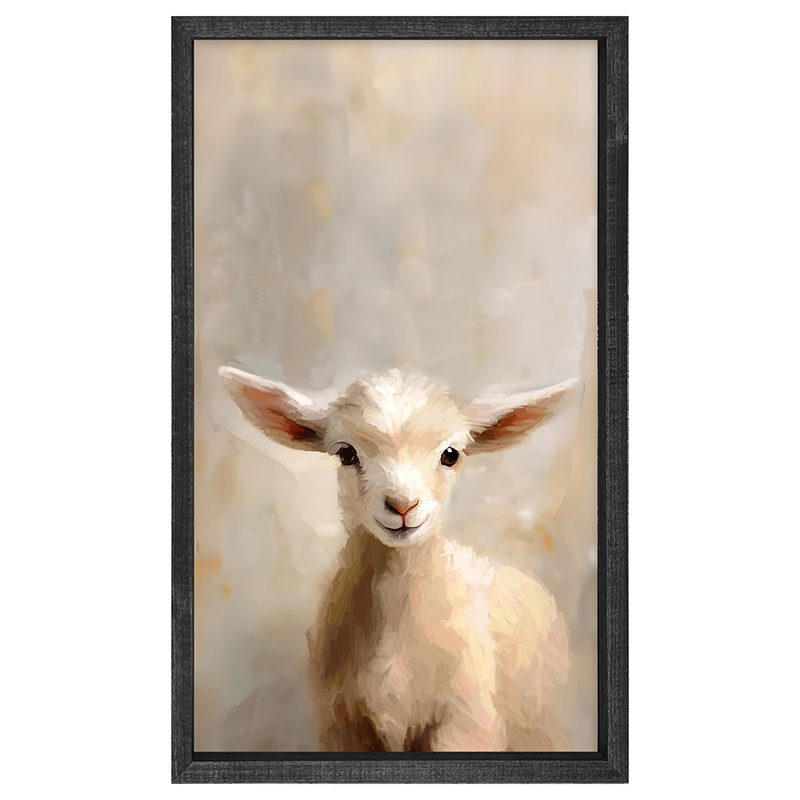 Little Lamb Portrait - Vertical Frame