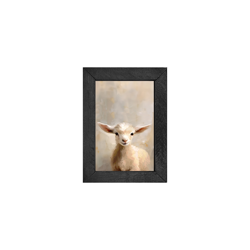 Little Lamb Portrait - Vertical Frame