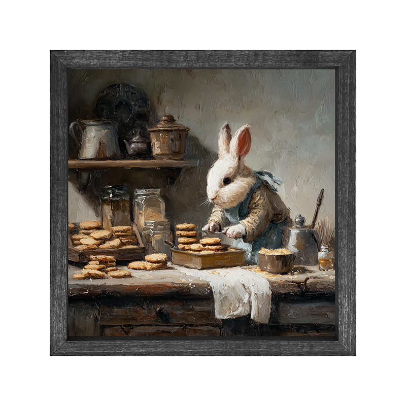 Bunny Baking Cookies