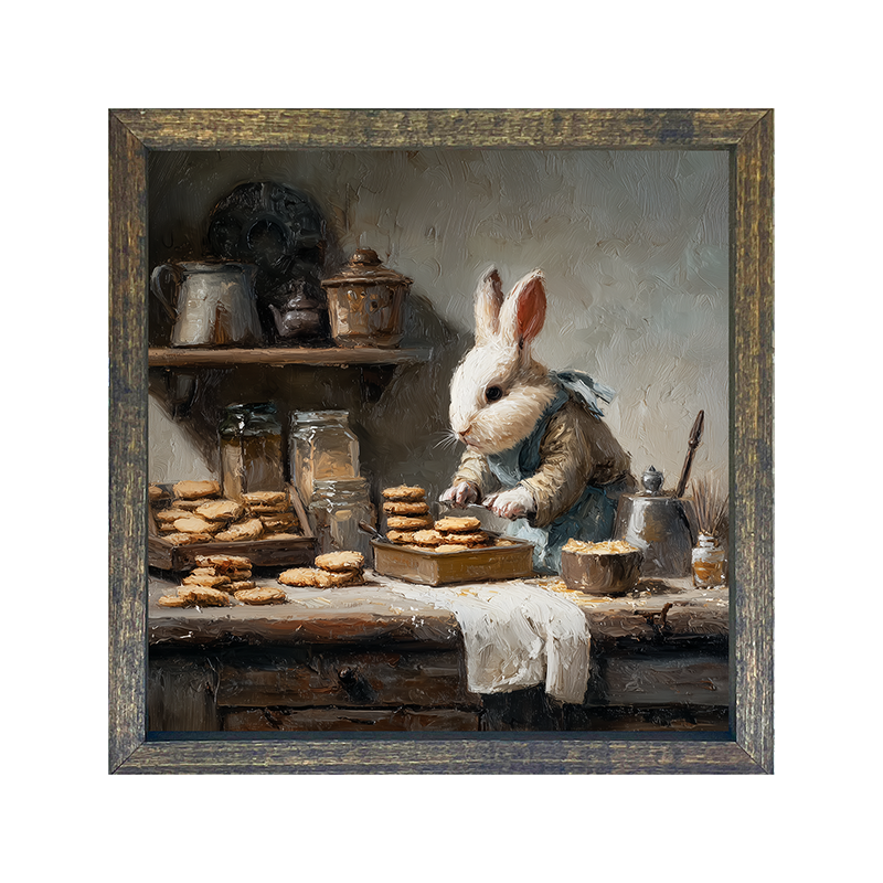 Bunny Baking Cookies