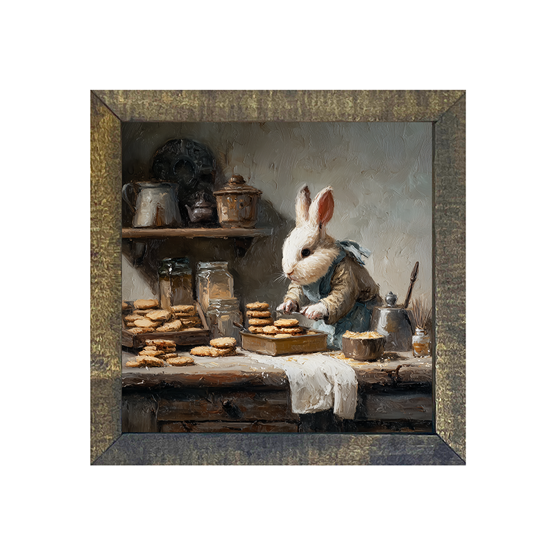 Bunny Baking Cookies