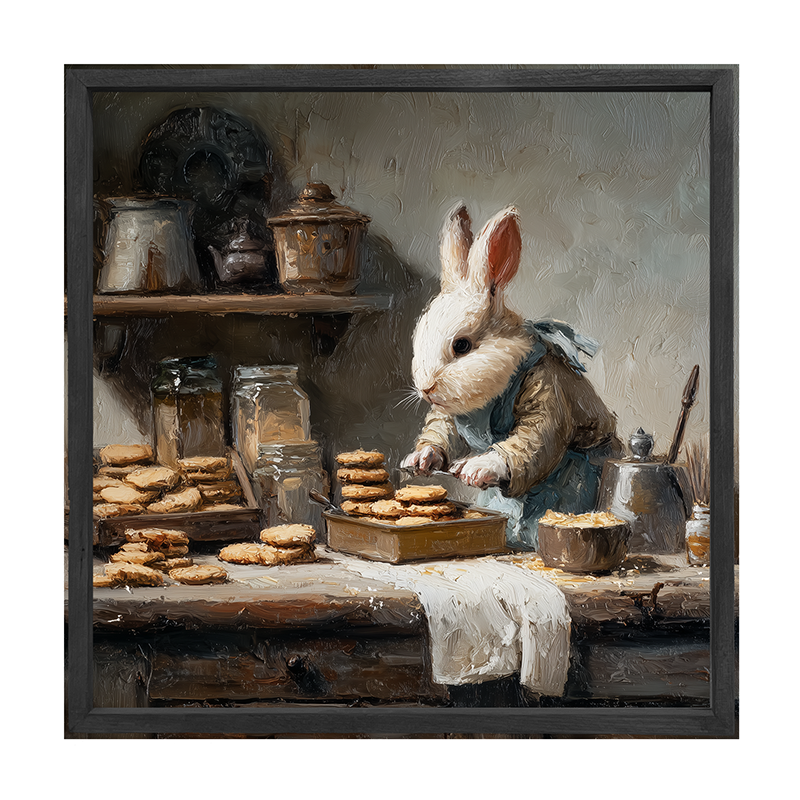 Bunny Baking Cookies