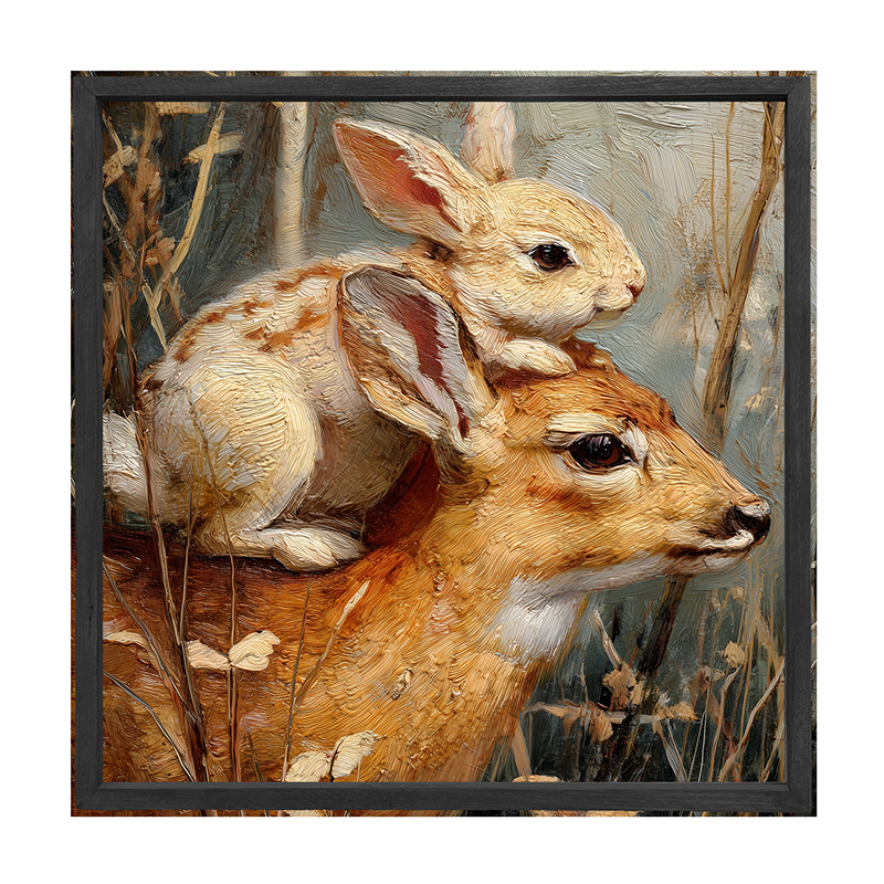 Bunny with a Deer