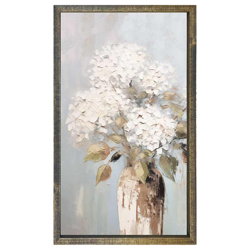 Hydrangeas - Vertical Frame