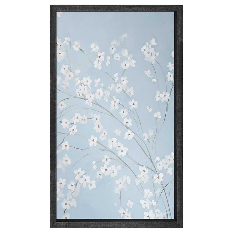 Blue Dogwood - Vertical Frame