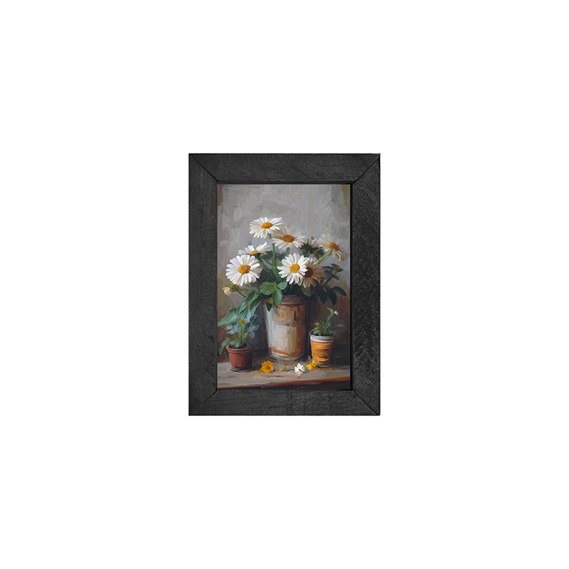 Rustic Daisies - Vertical Frame