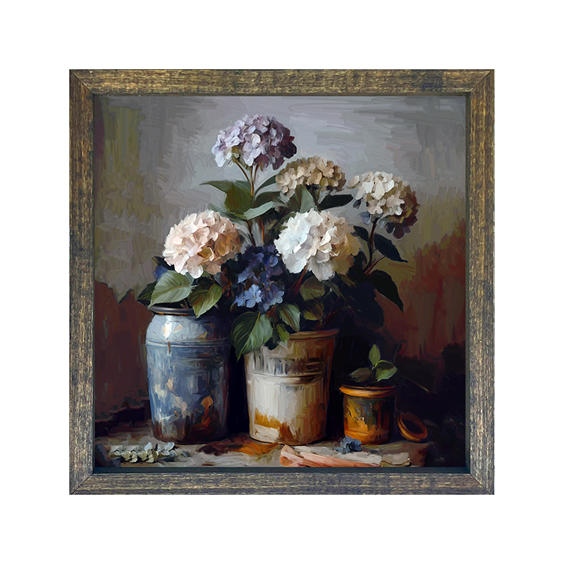 Rustic Hydrangeas