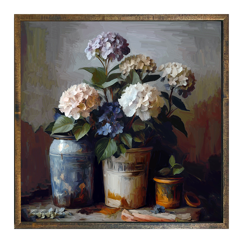 Rustic Hydrangeas