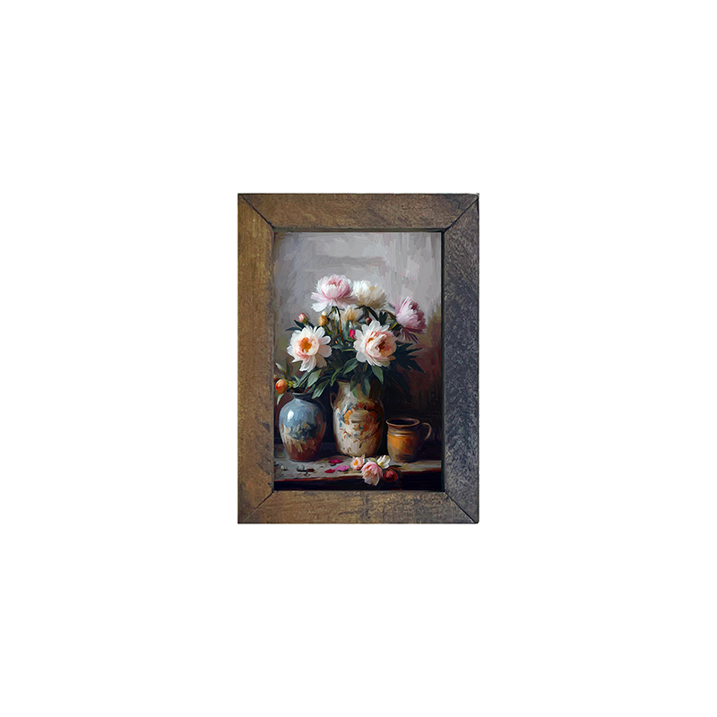 Rustic Flowers - Vertical Frame
