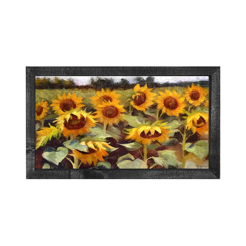 Scenic Sunflowers - Horizontal Frame