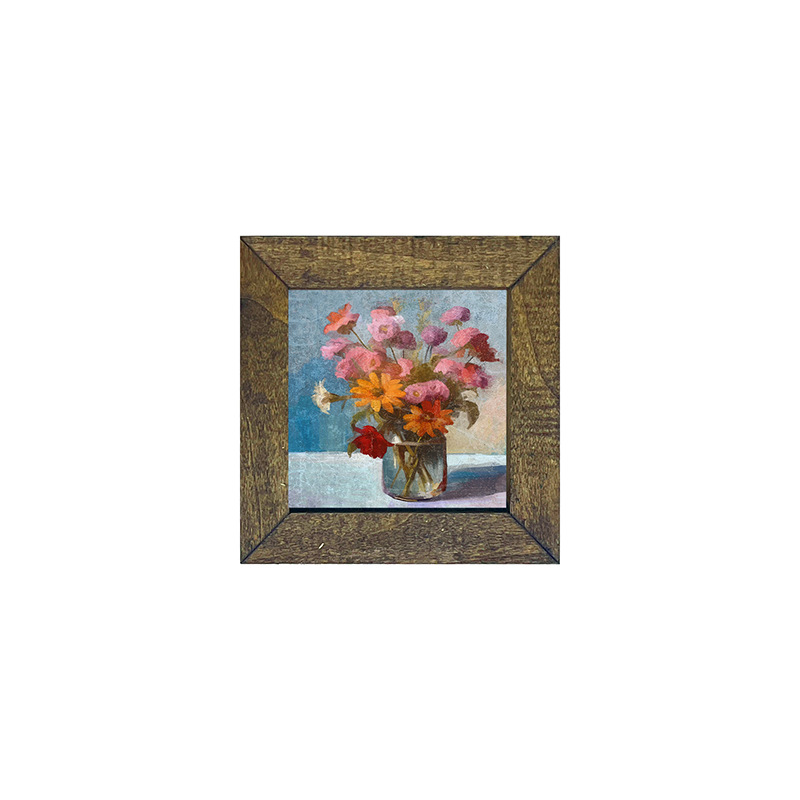 Glass Vase with flowers