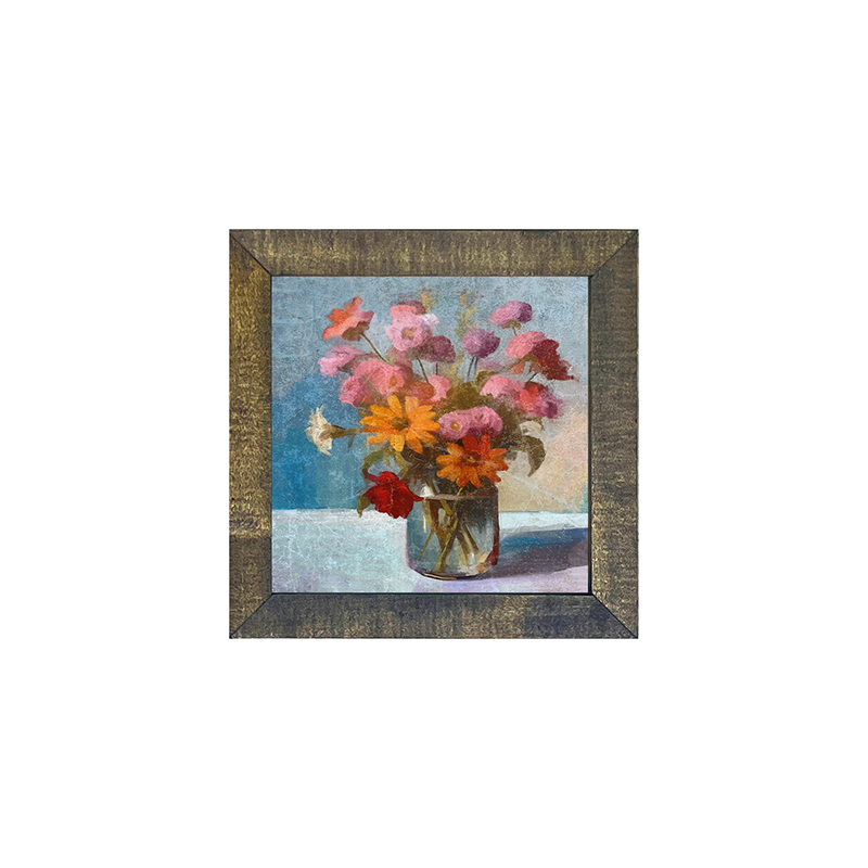 Glass Vase with flowers