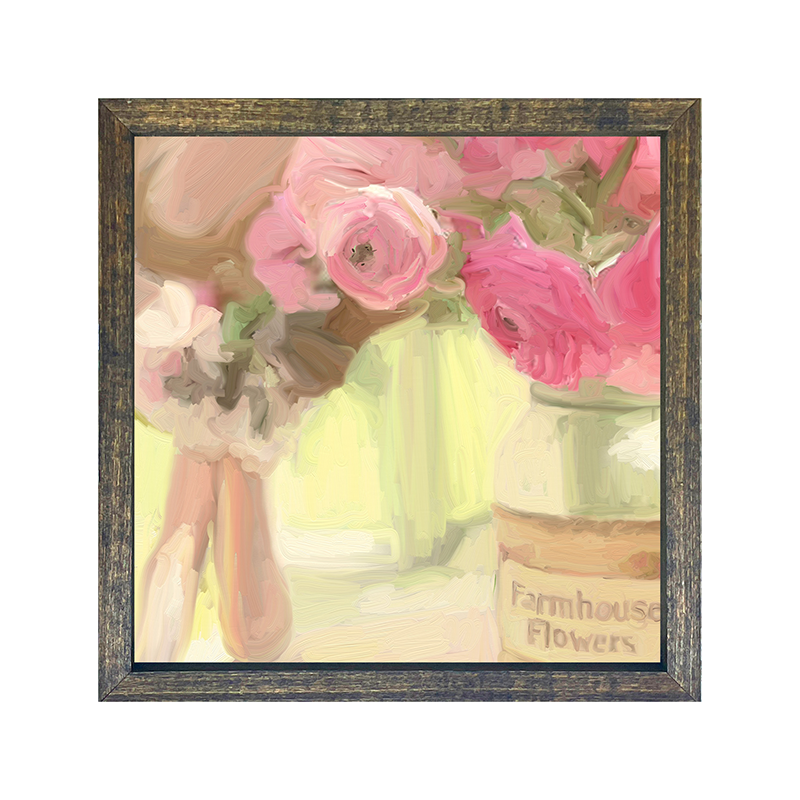 Pink Farmhouse Flowers