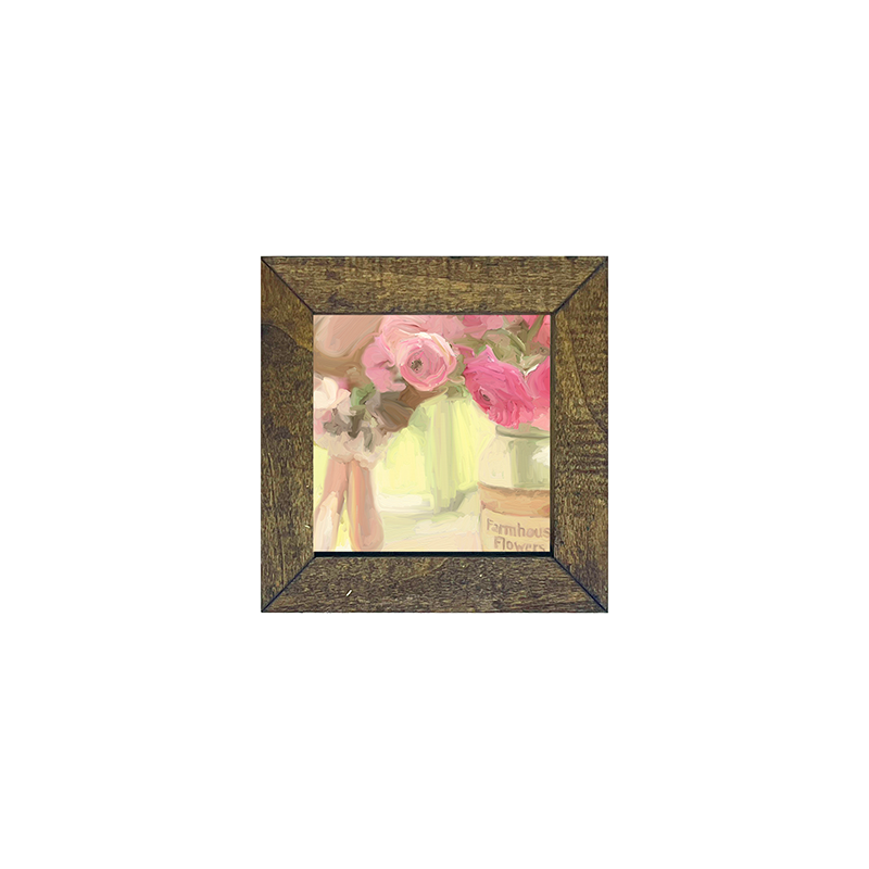 Pink Farmhouse Flowers
