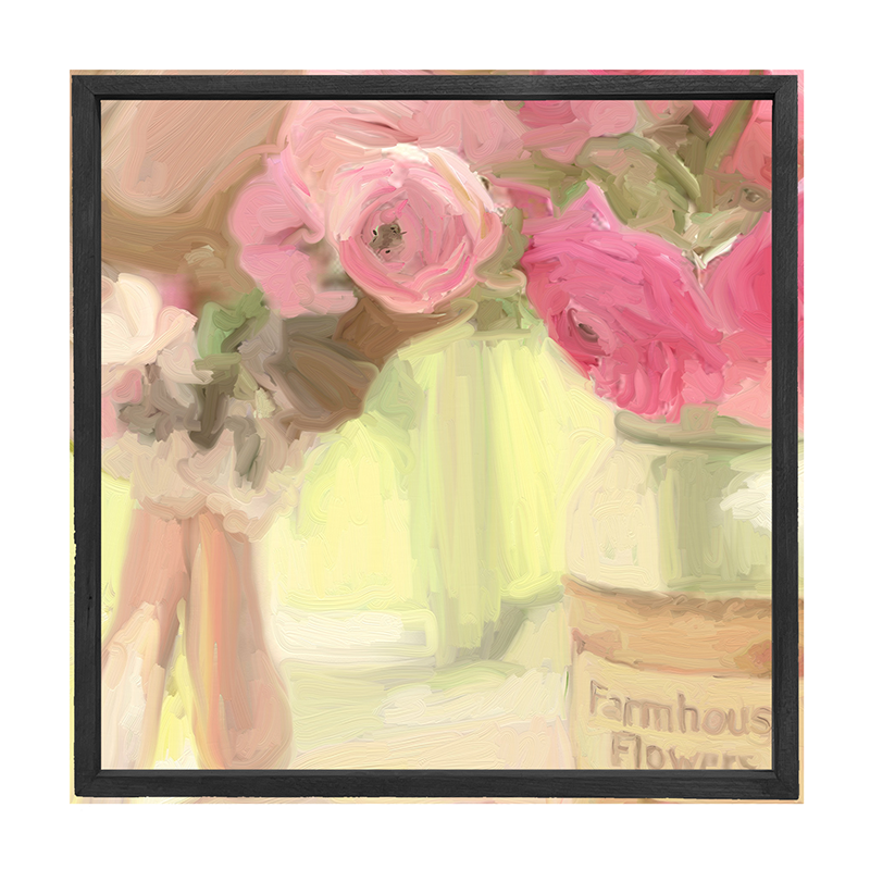 Pink Farmhouse Flowers