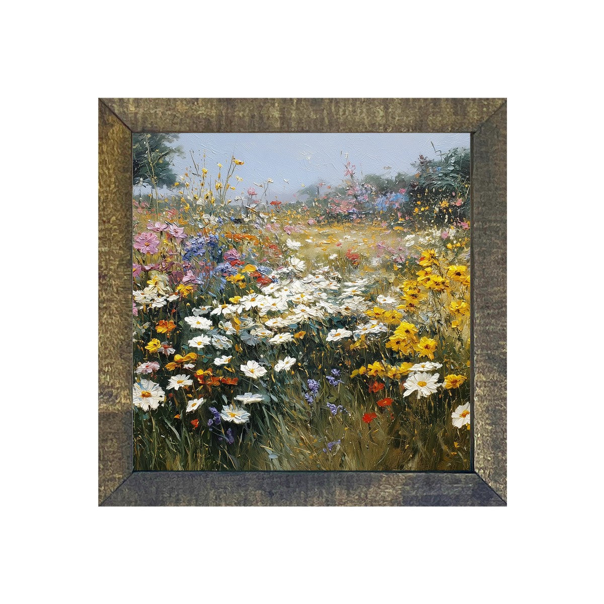 Wildflower Field - Square Frame