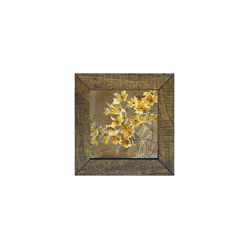 Vintage yellow wildflowers
