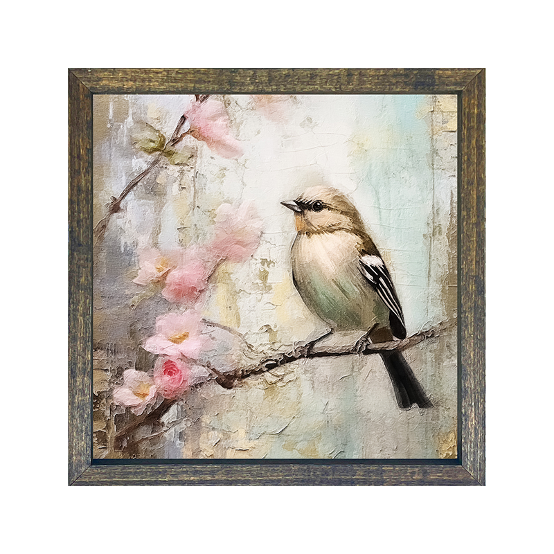 Small bird on branch