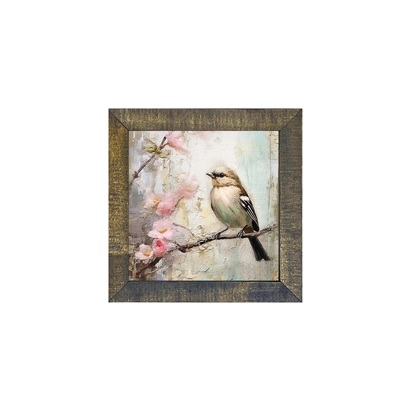 Small bird on branch
